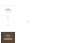 Tablet Screenshot of ceramic-paris-hotel.com